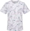 Футболка подростковая Nike SPORTSWEAR бело-сиренево-зеленая II0458-100