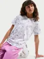 Футболка підліткова Nike SPORTSWEAR біло-бузково-зелена II0458-100