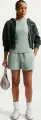 Шорти жіночі Nike SPORTSWEAR PHOENIX FLEECE MID-RISE 10CM світло-зелені IH2108-007