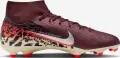 Бутсы Nike UNITED MERCURIAL ZOOM SUPERFLY 10 ACADEMY FG/MG NU3 бордово-красно-бежевые IO8441-661