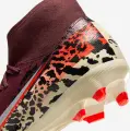 Бутсы Nike UNITED MERCURIAL ZOOM SUPERFLY 10 ACADEMY FG/MG NU3 бордово-красно-бежевые IO8441-661