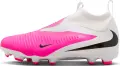 Бутсы детские Nike JR PHANTOM 6 HIGH ACADEMY FG/MG бело-розовые IH1789-901