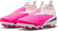 Бутсы детские Nike JR PHANTOM 6 HIGH ACADEMY FG/MG бело-розовые IH1789-901