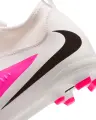 Бутсы детские Nike JR PHANTOM 6 HIGH ACADEMY FG/MG бело-розовые IH1789-901