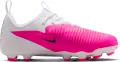 Бутсы детские Nike JR PHANTOM 6 LOW ACADEMY FG/MG бело-розовые IH1795-901