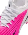 Бутсы детские Nike JR PHANTOM 6 LOW ACADEMY FG/MG бело-розовые IH1795-901