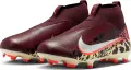 Бутсы детские Nike JR UNITED MERCURIAL ZOOM SUPERFLY 10 ACADEMY FG/MG NU3 бордово-красно-бежевые IO8468-661
