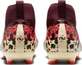 Бутсы детские Nike JR UNITED MERCURIAL ZOOM SUPERFLY 10 ACADEMY FG/MG NU3 бордово-красно-бежевые IO8468-661