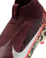 Бутсы детские Nike JR UNITED MERCURIAL ZOOM SUPERFLY 10 ACADEMY FG/MG NU3 бордово-красно-бежевые IO8468-661