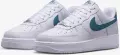 Кросівки Nike AIR FORCE 1 07 біло-темно-бірюзові FJ4146-114