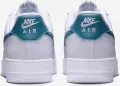 Кросівки Nike AIR FORCE 1 07 біло-темно-бірюзові FJ4146-114