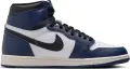 Кроссовки Nike AIR JORDAN 1 RETRO HIGH OG темно-сине-бело-черные DZ5485-401