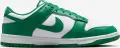 Кроссовки Nike DUNK LOW RETRO зелено-белые HF5441-101