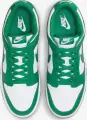 Кроссовки Nike DUNK LOW RETRO зелено-белые HF5441-101
