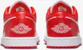 Кросівки жіночі Nike AIR JORDAN 1 LOW біло-червоні DC0774-110