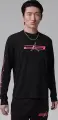 Світшот Nike JORDAN SPORT DRI-FIT GRAPHIC чорно-червоний IF0855-010