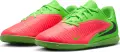 Футзалки (бампы) детские Nike JR PHANTOM 6 LOW CLUB "ERLING HAALAND" IC EH салатово-красные IH1803-603