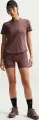 Шорты для бега женские Nike DRI-FIT SWIFT HIGH-WAISTED 4" TIGHT коричневые HJ2258-502