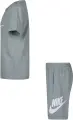 Комплект літній дитячий Nike SPORTSWEAR CLUB сірий 86L596-042