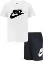 Комплект літній дитячий Nike SPORTSWEAR CLUB біло-чорний 86L596-F66