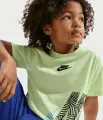 Футболка дитяча Nike IN THE ZONE JERSEY лаймово-синьо-чорна 86N759-E4Y