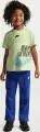 Футболка дитяча Nike IN THE ZONE JERSEY лаймово-синьо-чорна 86N759-E4Y
