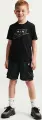 Комплект літній дитячий Nike DRI-FIT AIR чорно-сірий 86P001-693