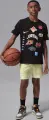 Футболка подростковая Nike JORDAN DYNASTY PATCH черная 95F385-023
