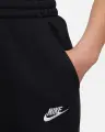 Спортивні штани підліткові Nike SPORTSWEAR CLUB FLEECE HIGH-WAISTED FITTED чорні FD2921-010