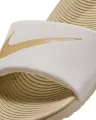 Шлепанцы подростковые Nike KAWA (GS) бежево-белые FJ8812-002