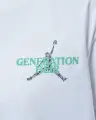 Футболка женская Nike JORDAN SPORT DRI-FIT бело-зеленая IF2221-101
