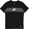 Футболка подростковая Nike SPORTSWEAR черно-серая IF5957-011