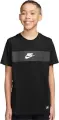 Футболка подростковая Nike SPORTSWEAR черно-серая IF5957-011