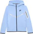 Толстовка подростковая Nike SPORTSWEAR TECH FLEECE FULL-ZIP REFLECTIVE ACCENTS голубая IM9154-468