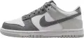 Кросівки підліткові Nike DUNK LOW (GS) сіро-білі IQ0804-102