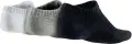 Носки Nike PERFORMANCE CUSHION NO-SHOW белые, серые, черные (3 пары) SX4721-967