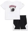Комплект летний детский Nike JORDAN HOOP STYLES бело-черный 75C998-G0T