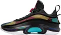Кросівки баскетбольні Nike AIR JORDAN XXXVI LOW чорно-червоно-зелені DH0833-063