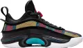 Кросівки баскетбольні Nike AIR JORDAN XXXVI LOW чорно-червоно-зелені DH0833-063