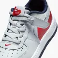 Кроссовки детские Nike AIR FORCE 1 LOW LV8 EASYON (PS) серо-красно-темно-синие FV7856-001