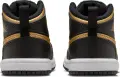 Кросівки дитячі Nike JORDAN 1 MID (TD) чорно-золоті DQ8425-071