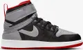Кросівки підліткові Nike AIR JORDAN 1 HI FLYEASE (GS) сіро-чорно-червоні DC7986-010