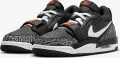 Кроссовки подростковые Nike AIR JORDAN LEGACY 312 LOW (GS) черно-бело-оранжевые CD9054-018
