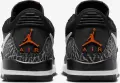 Кроссовки подростковые Nike AIR JORDAN LEGACY 312 LOW (GS) черно-бело-оранжевые CD9054-018