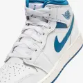 Кроссовки подростковые Nike JORDAN 1 MID SE (GS) бело-синие FN7432-141