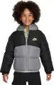 Куртка дитяча Nike COLORBLOCK чорно-сіро-лаймова 86K910-023