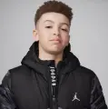 Куртка підліткова Nike JORDAN FAUX DOWN темно-сіро-чорна 95D133-GAE