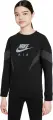 Свитшот подростковый Nike AIR FRENCH TERRY черно-серый DR8532-010