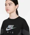 Свитшот подростковый Nike AIR FRENCH TERRY черно-серый DR8532-010
