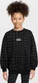 Світшот підлітковий Nike SPORTSWEAR CLUB FLEECE OVERSIZED чорно-темно-сірий HF8209-010